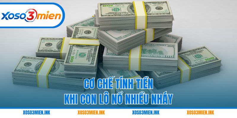Cơ chế tính tiền khi con lô nổ nhiều nháy