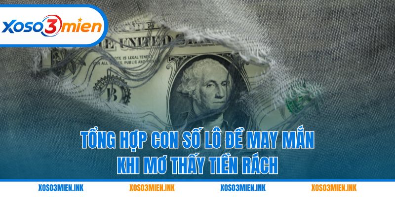 Tổng hợp con số lô đề may mắn khi mơ thấy tiền rách